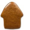 Mini gingerbread house blank do-it-yourself, 7cm
