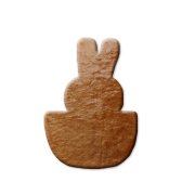 Ostergebäck Rohling Hase im Ei ca. 12 cm