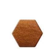Lebkuchen Sechseck Rohling, ca 8cm
