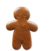 Lebkuchen Männchen Rohling zum selbst Verzieren, 10cm