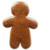 Gingerbread man blank XXL - 50cm