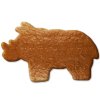 Rhino Gingerbread blank, 12cm