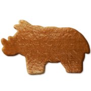 Nashorn Lebkuchen zum selber Gestalten, 12cm