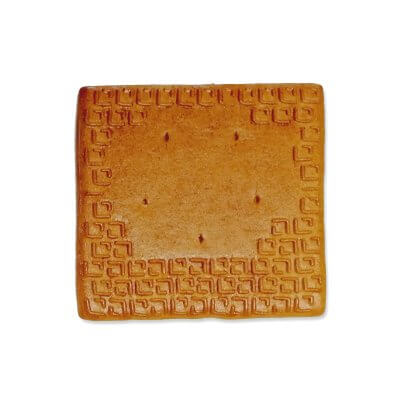 DIY Lebkuchen Quadrat - ca. 18x18cm - mit Muster