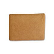 Gingerbread rectangle for decorating yourself – approx. 14 x 15.5cm