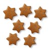 Top view on multiple gingerbread stars