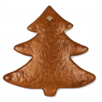 Gingerbread pinetree spiky blank, 22 cm