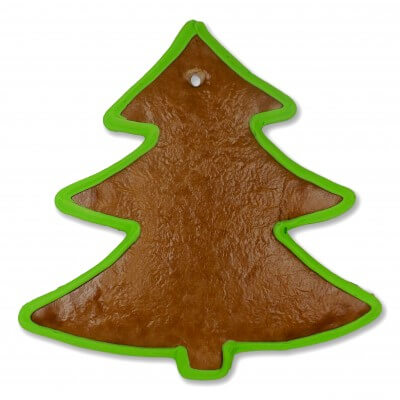 Lebkuchen Tannenbaum Rohling mit Rand, 22 cm