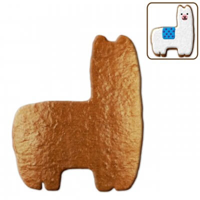 Alpaca gingerbread blank, 12 cm
