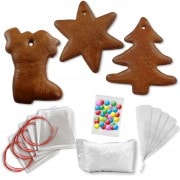 Gingerbread decorating complete set - 15 blanks and accessories