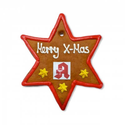 >Gingerbread Star, individual 15cm