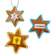 Lebkuchen Stern personalisiert mit essbarem Logo 10cm