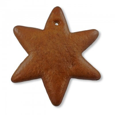 Gingerbread Star blank, 12cm