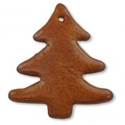 Lebkuchen Tannenbaum spitz Rohling, 12cm