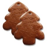 unwrought gingerbred fir tree, 25 pieces