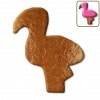 Gingerbread Blank - Flamingo, 12 cm, with design example