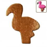 Flamingo gingerbread blank, 12 cm