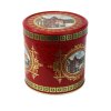 Closed Nuremberg gingerbread tin featuring city views