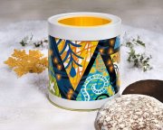Windlicht-Dose mit Elisenlebkuchen