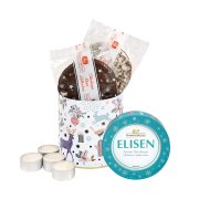 Windlicht-Dose mit Elisenlebkuchen