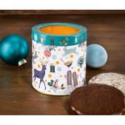 Windlicht-Dose mit Elisenlebkuchen