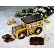 Lebkuchen-Express Zug mit Spieluhr Dose - VPE mit 6 Dosen