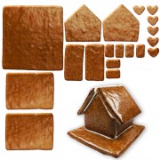 gingerbread house - kit - size L
