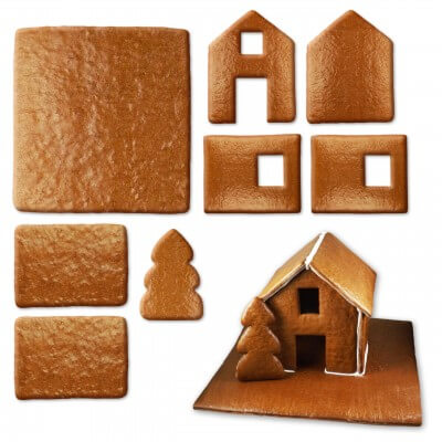 Gingerbread house - kit - size XL