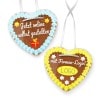 Christmas Gingerbread Heart customizable with logo, 14cm