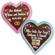 Individual Lebkuchen Heart, 30cm