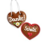 Mini Gingerbread Heart 8cm