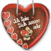 Ich liebe Dich sooooo sehr - Gingerbread Heart XXL 50cm