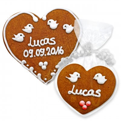 Lebkuchenherz mit Namen - Lucas