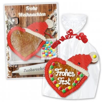 Crafting set Gingerbread heart with Hat - Christmas Edition