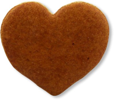 Blank Gingerbread Heart - 8cm