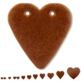 Blank Gingerbread Heart, variouse sizes