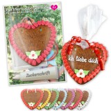 Gingerbread heart DIY set 14cm incl. rack card