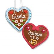 Lebkuchen Heart Place Card, 12cm