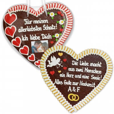 Lebkuchen heart, XXL customized