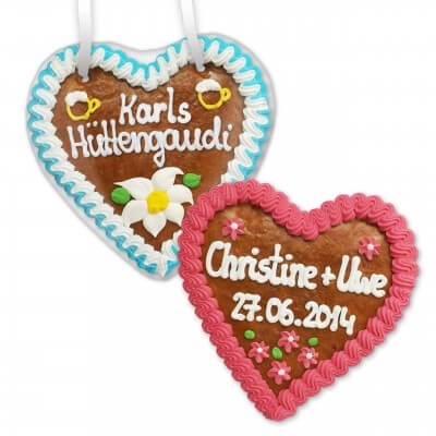 Individual Lebkuchen-Hearts, 16cm