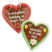 Gingerbread Heart customized, 21cm