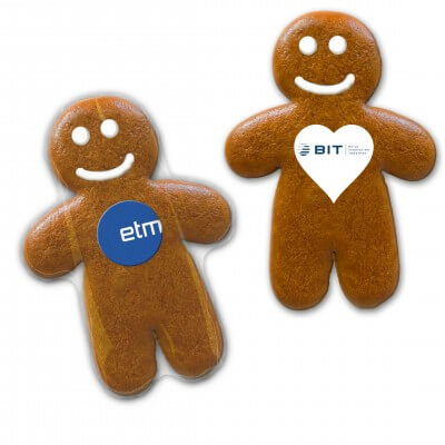 Gingerbread, 12cm with logo
