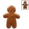 Gingerbread man blank, 10 cm, with design example