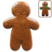 Lebkuchenmann Rohling 50 cm mit Gestaltungsbeispiel
