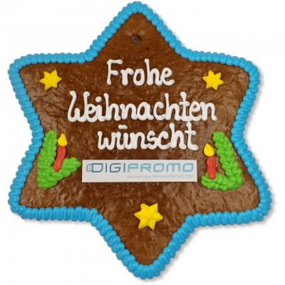 Individueller Lebkuchen - Stern, 25cm - Großbestellung