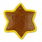 Gingerbreadstar blank with border, 24 cm
