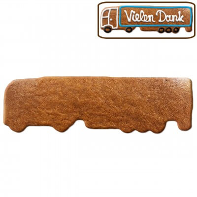 Gingerbread semitrailer blank, approx. 24cm