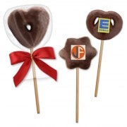 Lebkuchen Lollies in Stern, Herz und Brezen Form - Optional mit Logo