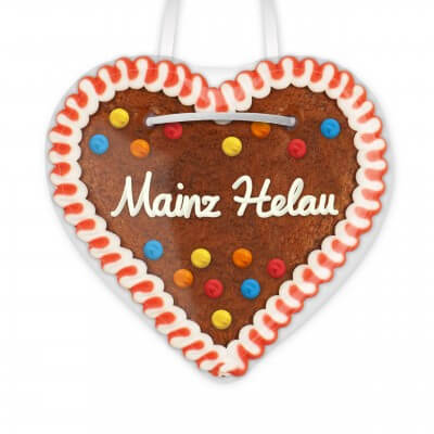 Mainz Helau - Lebkuchenherz 12cm