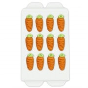 Marzipan carrot baking decorations, 12 pieces